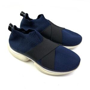 Tory Burch Sport Bubble Sock Navy Slip-On Sneakers size 8